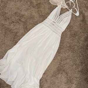 Long White Beach Dress